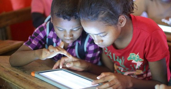 Enfants africains en classe
